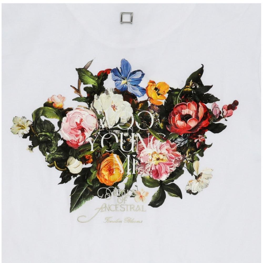 Wooyoungmi Women S T ShirT Flower Back Logo m253TS06