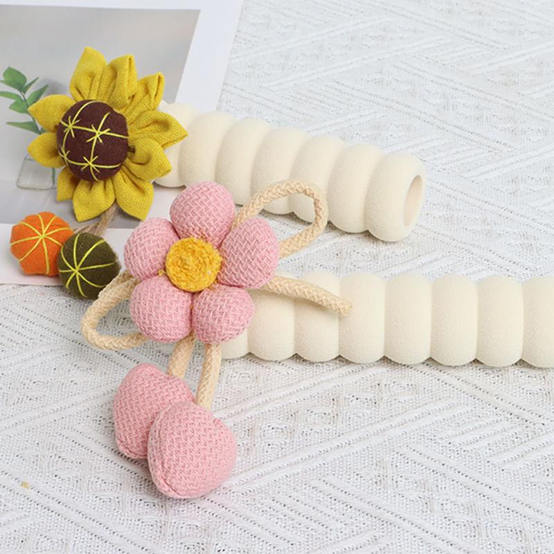 Reusable Floral Handle Cover Soft Dust Proof Refrigerator Handle Covers Non-Slip Thicken Door Knob Covers