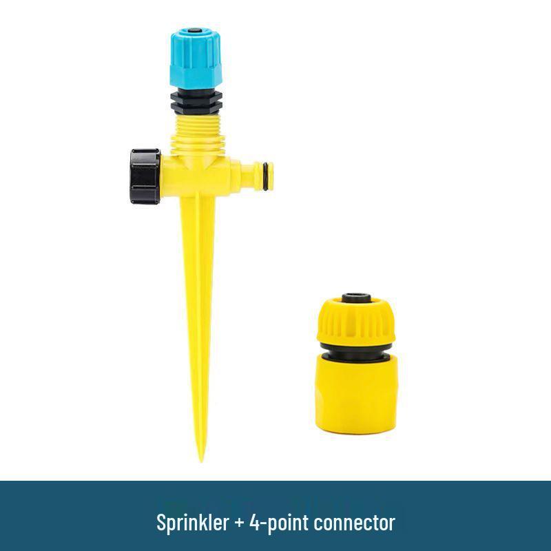 4-Minute Adjustable 360° Plastic Lawn & Garden Sprinkler for Vegetables