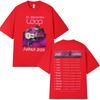 Ed Sheeran Loop Tour Australia 2026 Tour Merch Tshirts Fans Gifts Men Women Clothing Fashion Hip Hop Cotton Oversized T Shirts