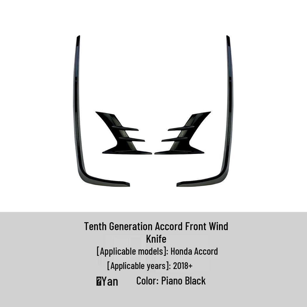 

Honda Accord 2018+ Наклейка-дефлектор переднего бампера Аксессуар 2018+ Honda Accord Tenth Generation