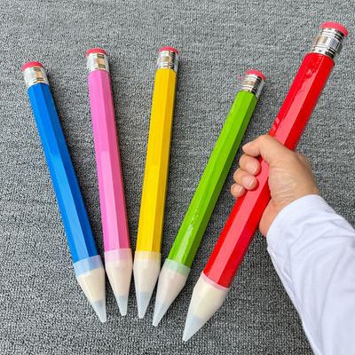 Wooden Giant Pencil Large Wood Pencil Huge Pencil Fun Gift Novelty Toy Creative Stationery With Eraser