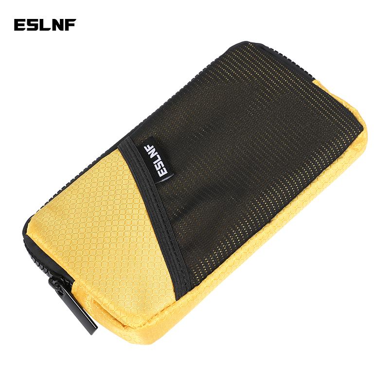 Lightweight Portable Bike Coins Wallet Document Organizer Cycling Wallet Mobile Phone Bag for Cycling Jersey Rear Pocket жёлтый