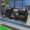 Billiard Room Sofa Set with Coffee Table
