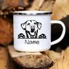 Personalized Pets Enamel Mug Custom Cup Funny Cups of Coffee Cup for Tea Beer Mugs Drinkware Rare Travel Cute Original Unusual