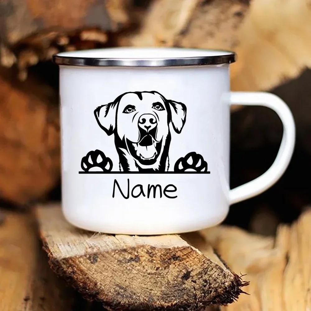 Personalized Pets Enamel Mug Custom Cup Funny Cups of Coffee Cup for Tea Beer Mugs Drinkware Rare Travel Cute Original Unusual