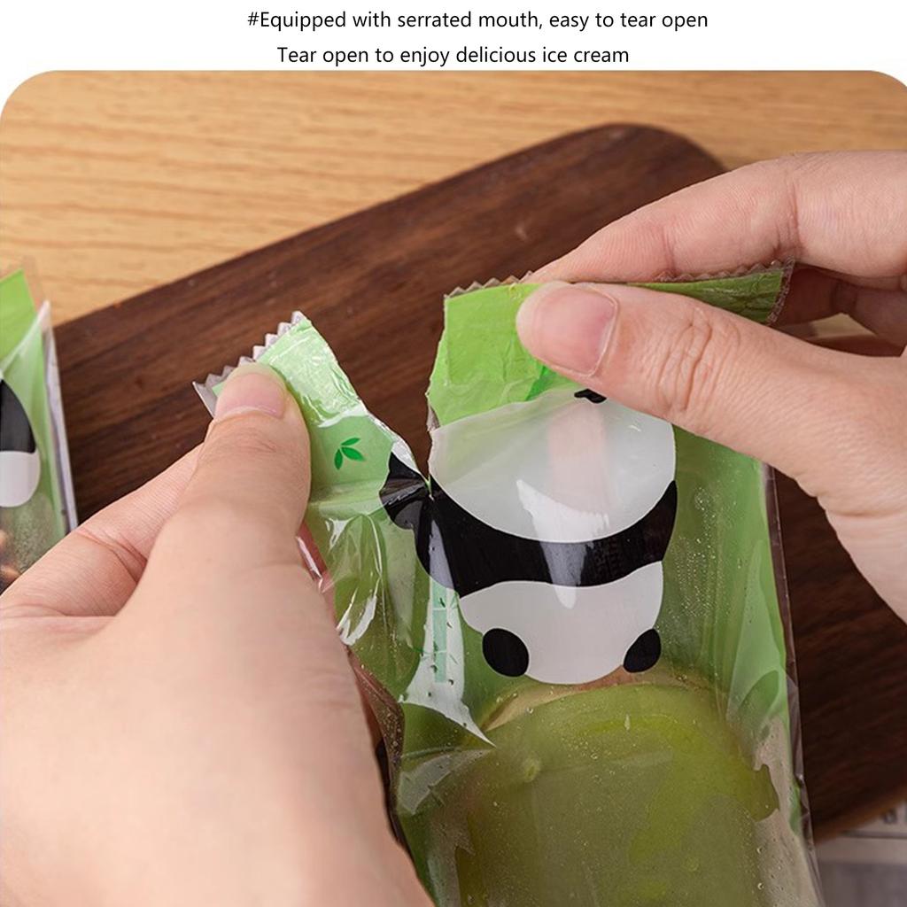 100 Stück transparente Eiscreme-Verpackungsbeutel, praktische Eis-/Stielverpackung, lebensmittelechte Eislutscher-Tasche für Partys