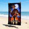 Custom Name Nightmare Icon Stylish Digital Printing Beach Towel Quick‑Drying Absorbent Blanket for Beach Pool Gym Travel
