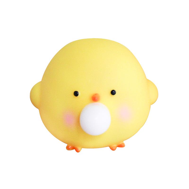 Handmade Cute Blow Bubble Chick Squishy Fidget Toys Decompression Sensory Stress Relief Squeeze Toy For Adults Kids Party Favors