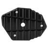 Qiilu Side Stand Motorcycle Kickstand Plate Side Stand Extension Pad for Kawasaki Z650 /