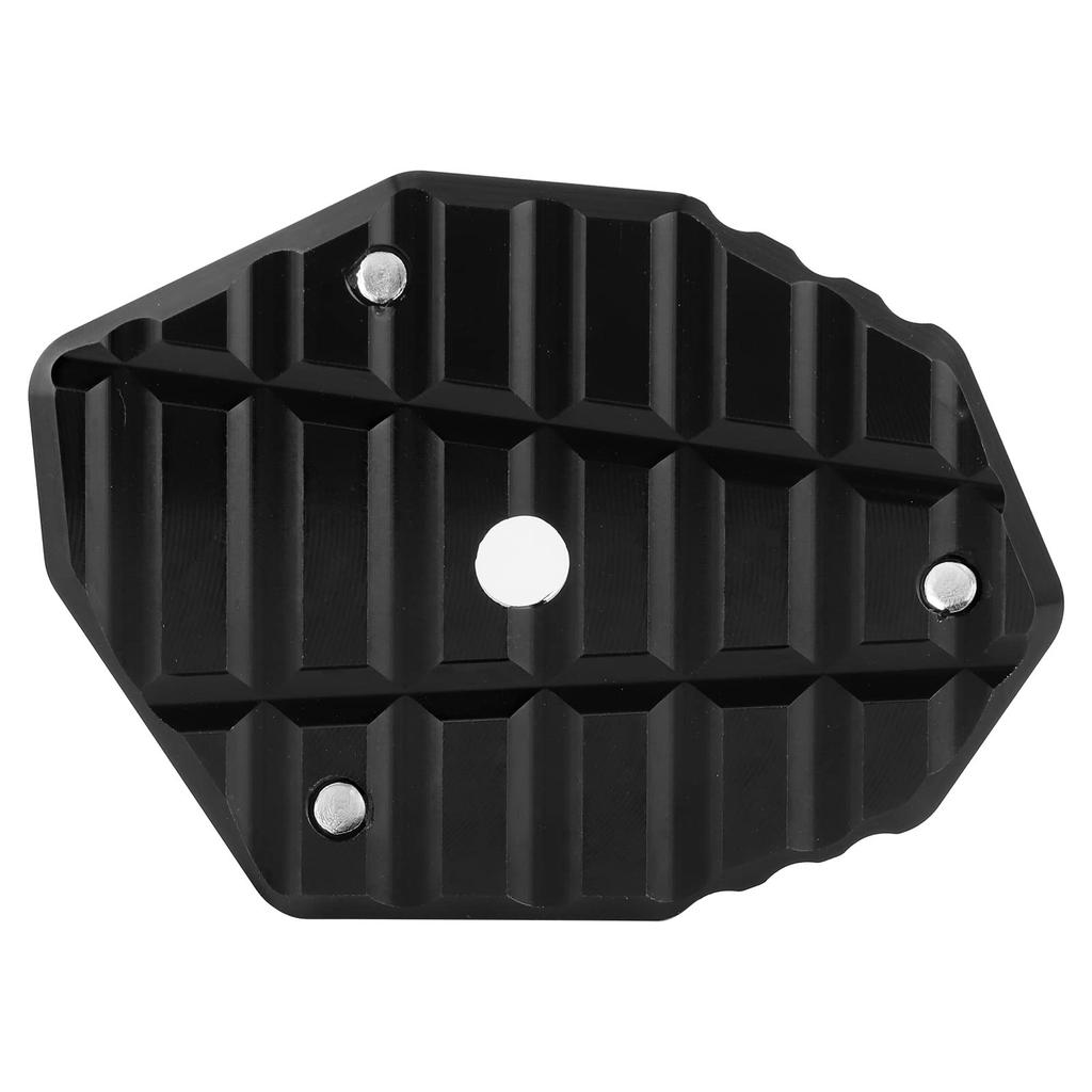 Qiilu Side Stand Motorcycle Kickstand Plate Side Stand Extension Pad for Kawasaki Z650 /