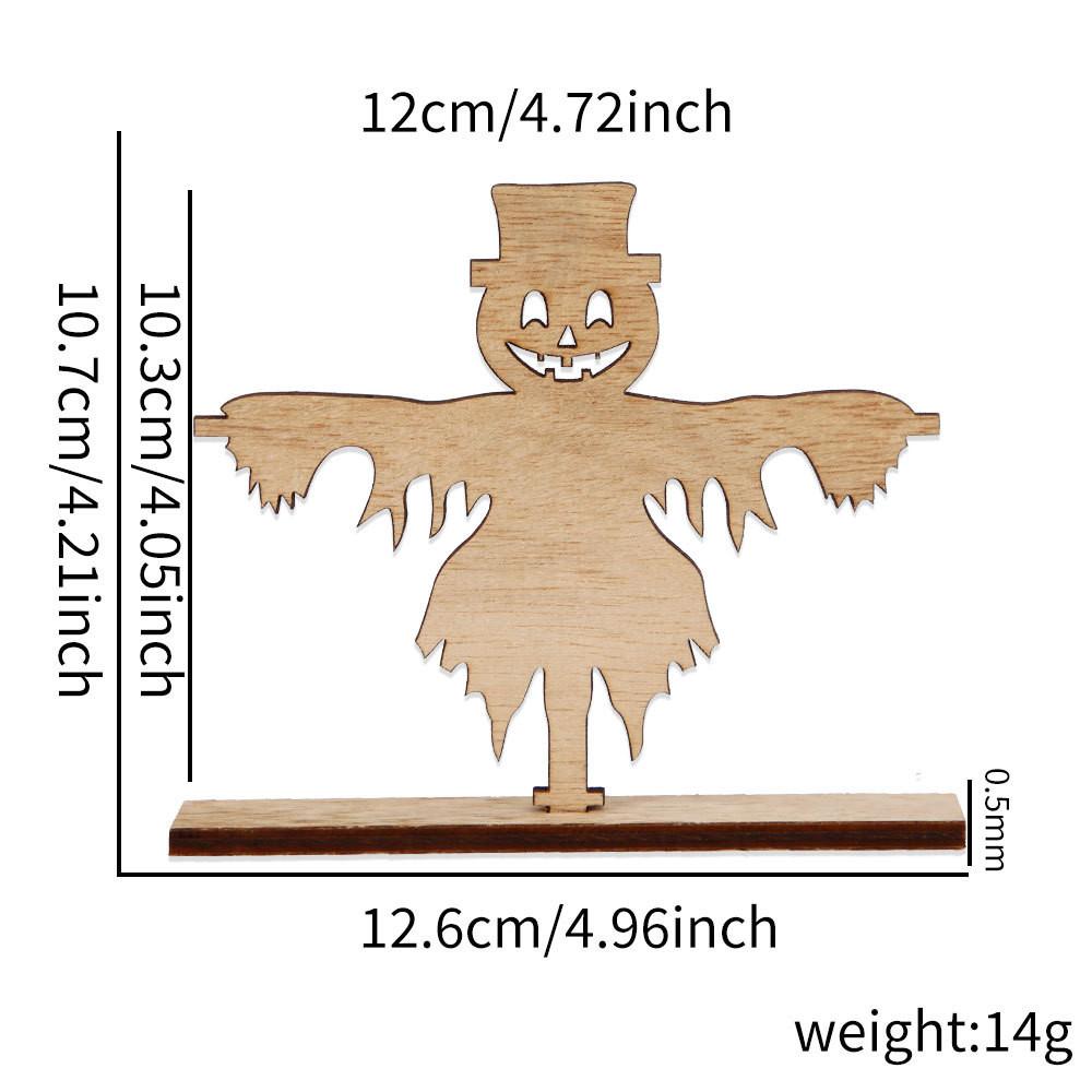Candlelight Enchanting Wooden Projections Featuring Witches Ghosts And Scarecrows For Spooky Halloween Decor