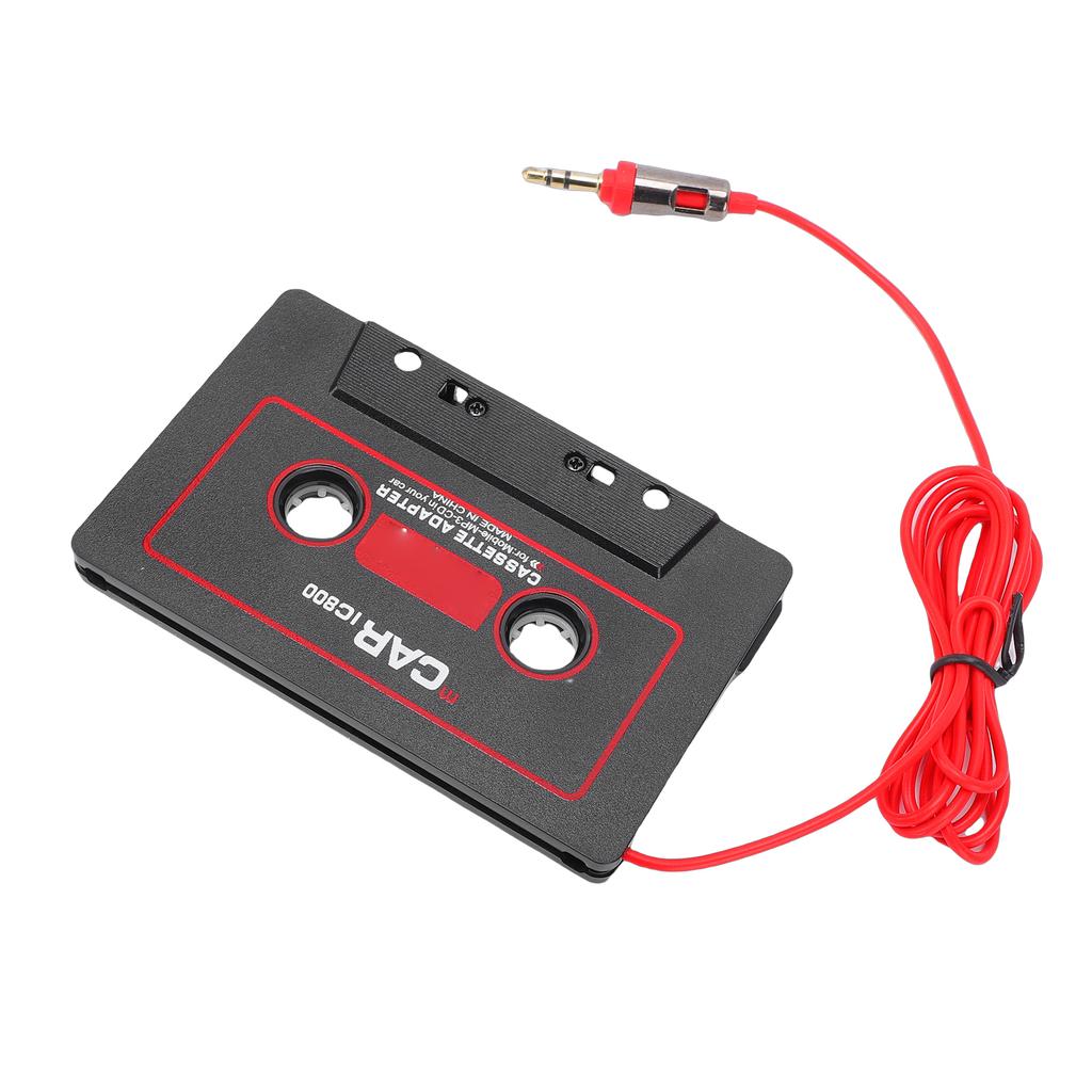 Car Cassette To Aux Adapter Type C To 3.5mm Aux Jack Cassette Tape Adapter Stereo 4 Channel Output with Metal Housing