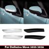 For Daihatsu MOVE 2025 2026 ABS Chrome Rearview Mirror Collision Resistant Reverse Mirror Bright Strip Exterior Accessories