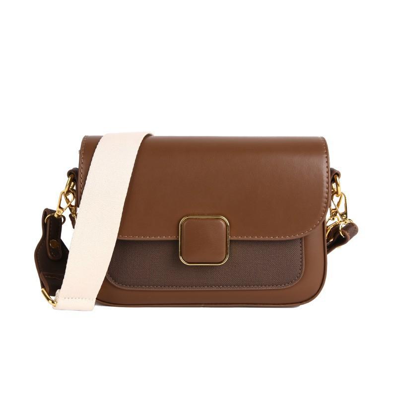 Estilo Coreano Tendencia de Nicho Bolso Cuadrado Pequeño para Mujer Nuevo Transfronterizo Gama Alta Retro Moderno Versátil para el Día a Día Hombro Cruzado