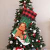 New Christmas stockings, creative cartoon pattern styling gift stockings, Christmas tree pendants, home decorations
