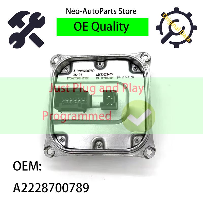 A2228700789 HeadLight LED Module Ballast Range Control Unit For Mercedes Benz W212/W222/ W218/W205 C E S 2228700789