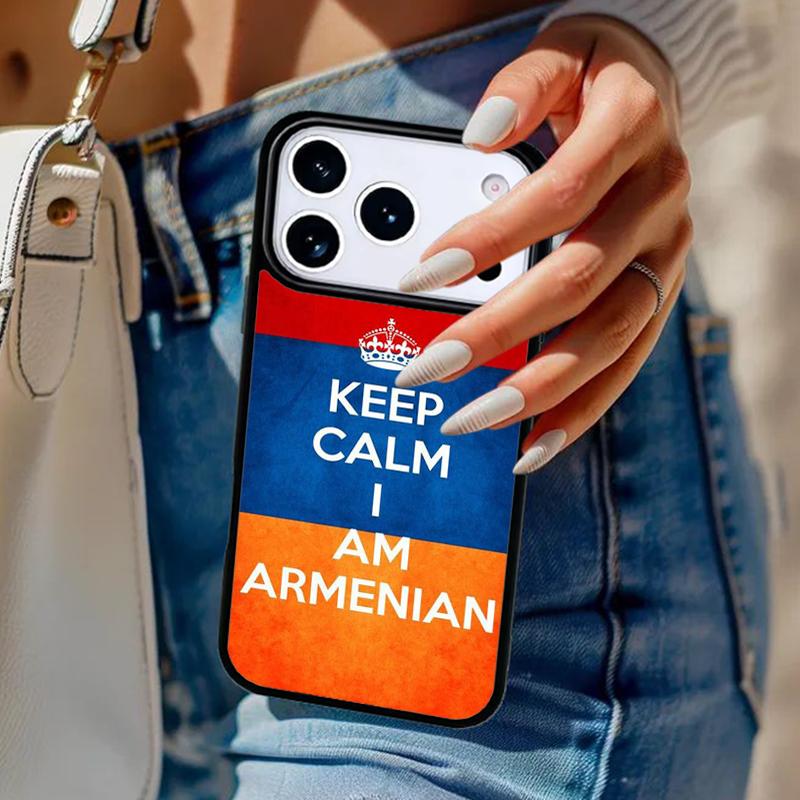 

Чохол для телефону з прапором Вірменії Для iPhone 17 Air 14 15 13 12 Max Чохол Для Apple 14 15 16 16e 11 Pro Max Plus Coque iPhone 11pro max