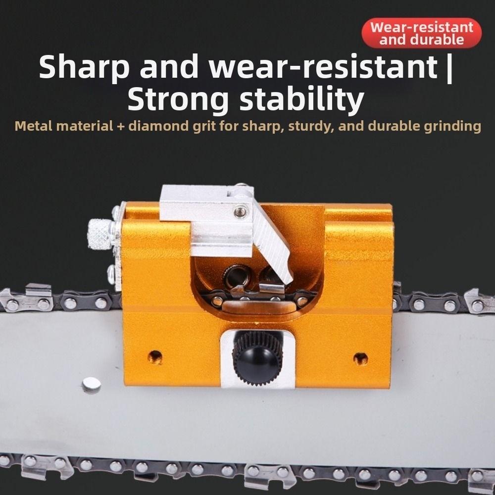 Chain Grinder Hand-cranked Chain Grinder Portable Chain Sharpener  Chain Sharpening Tool