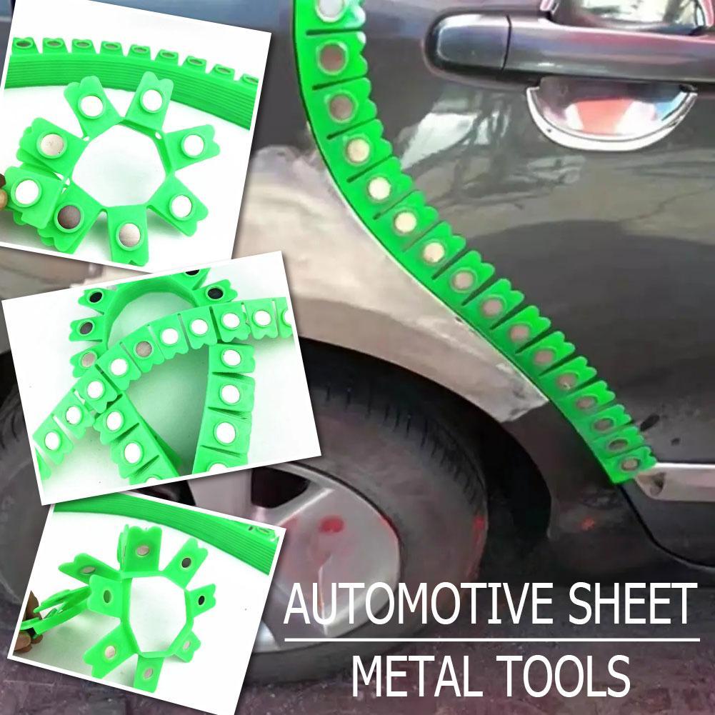 Car Protective Magnetic Strip Flexible Sheet Metal Strip Car Magnet Shielding Protector Protective Dry Tool Repair Grinding Q7W9