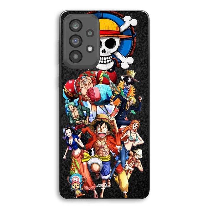 Coque de téléphone - MANIACASE - Samsung Galaxy A53 - Silicone TPU - One Piece - Noir