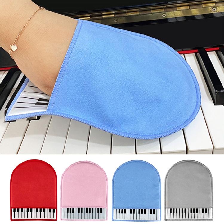 Piano Cleaning Gloves Plush Polishing Cloth Universal Instrument Cleaning Gloves