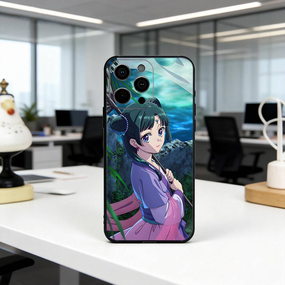 

A-Apothecary Maomao D-Diaries-ADM Phone Case For iPhone 17,16,15,14,13,12,11 Plus,Pro Max,XS,Soft Silicone Black Cover iPhone15