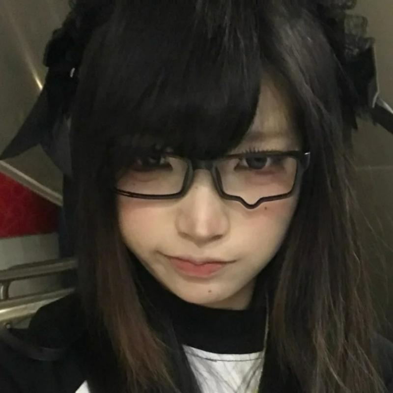 Teardrop Role-Playing Eyeglass Frame Unisex Small Square Eyeglasses Without Lenses Costume Props Eyeglass Accessories