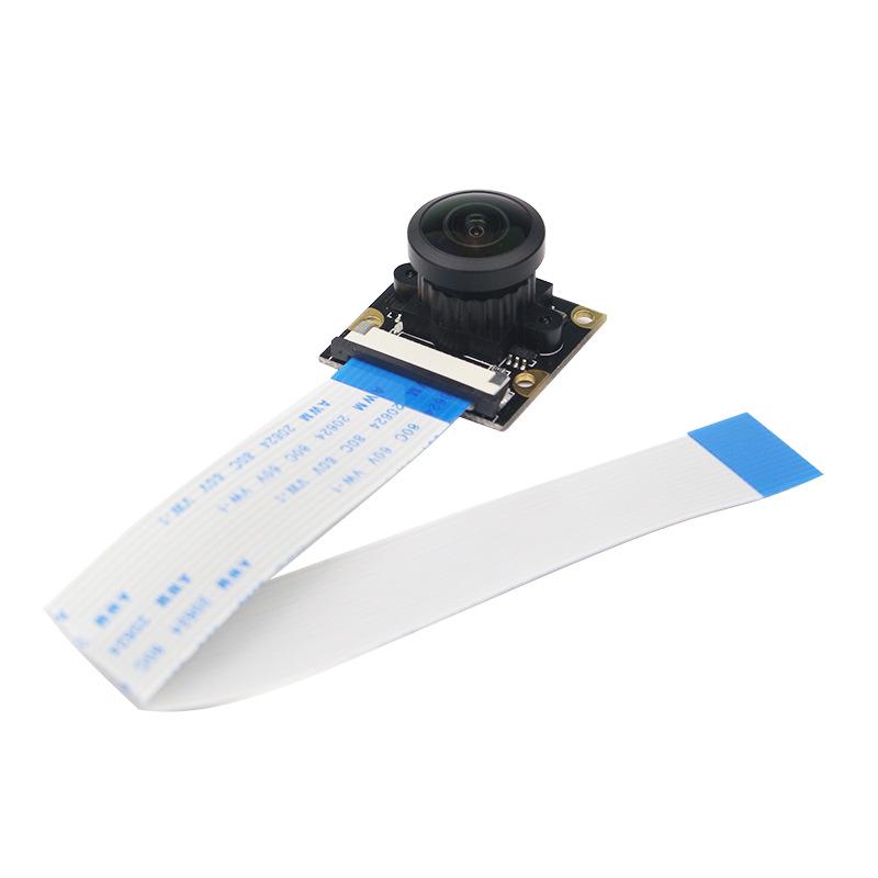 Raspberry Pi 4B 220° Wide-Angle Adjustable Focus Camera with OV5647 1080P Sensor (CSI Interface) Camera Module