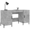 VidaXL Bureau gris béton 140x50x75 cm bois d'ingénierie 829560
