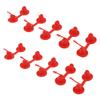 Polyurethane Spray Foam Nozzle Kit 10pcs for Vertical Horizontal Surfaces Minimizes Overspray in Insulation Work