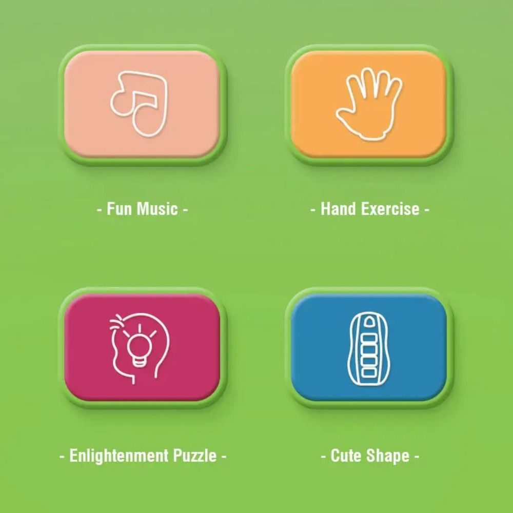 Teether Children's Music Key Toy Pretend Play Simulated Car Key Toy  Children Girl