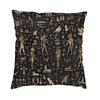 Ancient Egyptian Anubis Cushion Cover Double Side Print Hieroglyphics Throw Pillow Case For Car Cool Pillowcase Home Decorative