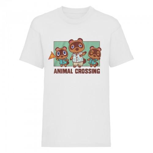 Animal Crossing Childrens/Kids Nook Family T-Shirt