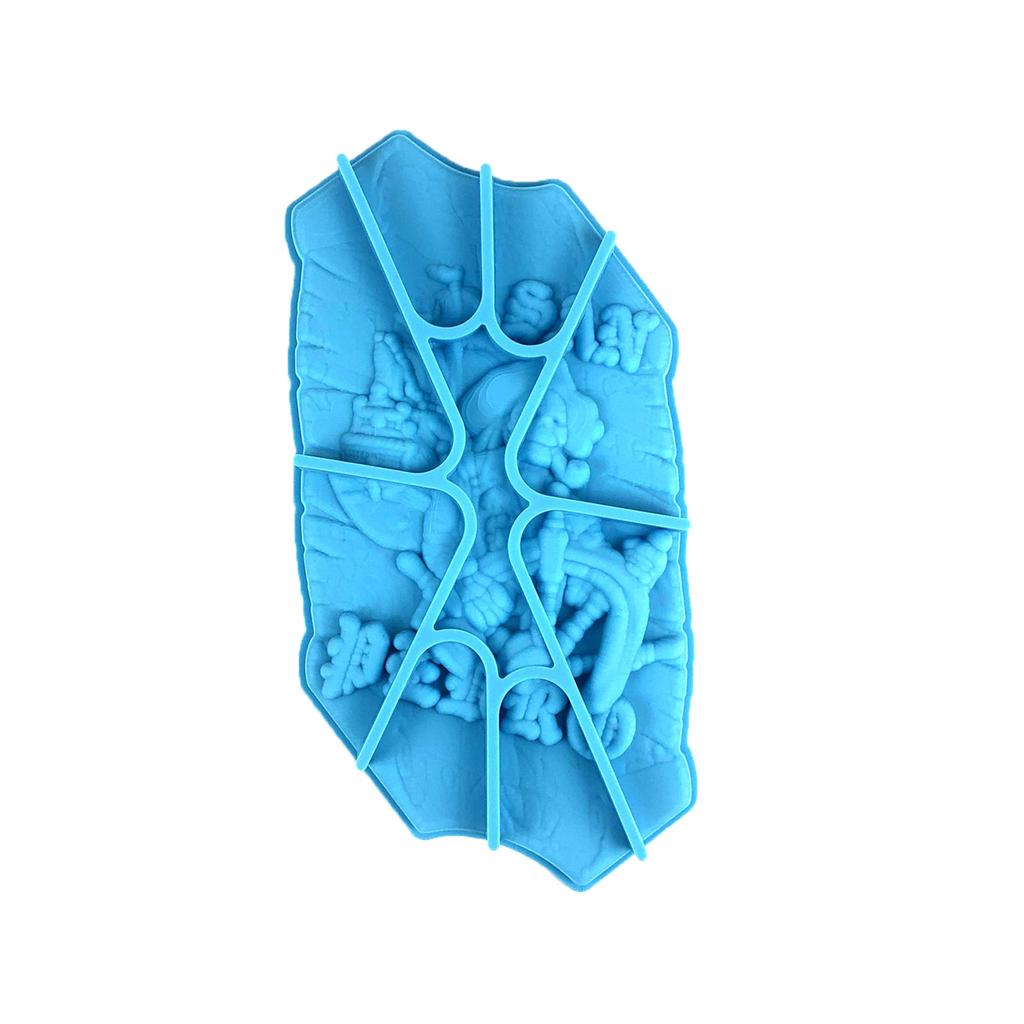3D Pirate Silicone Mold Skull Treasure Map Epxoy Resin Casting Mould Tool for Baking Chocolate Making and DIY Crafts