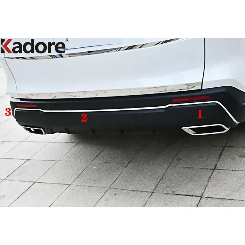 Car Accessories For Honda CRV CR-V  2024 Stainless Steel Rear Bottom Bumper Cover Trim Tailgate Lip Molding Garnish Strip