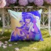 Cute O-Otomachi U-Una Cushion Cover Home & Car Dual-Scene Pillow Cover: Reversible for Premium Comfort