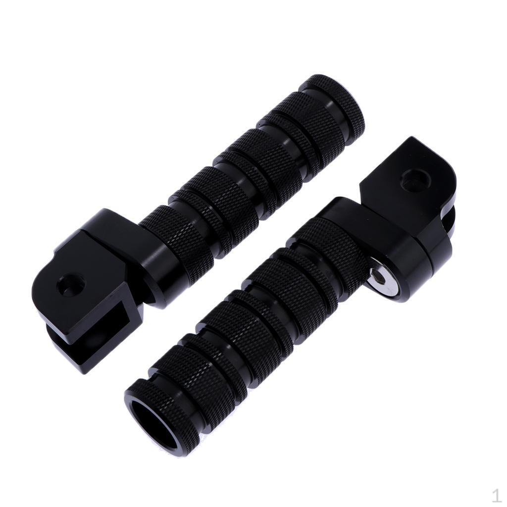 1 pair Aluminum Bike Bicycle Cycling Footrest /Footpeg, Motorcycle Folding Rearsets for 600 750 1000