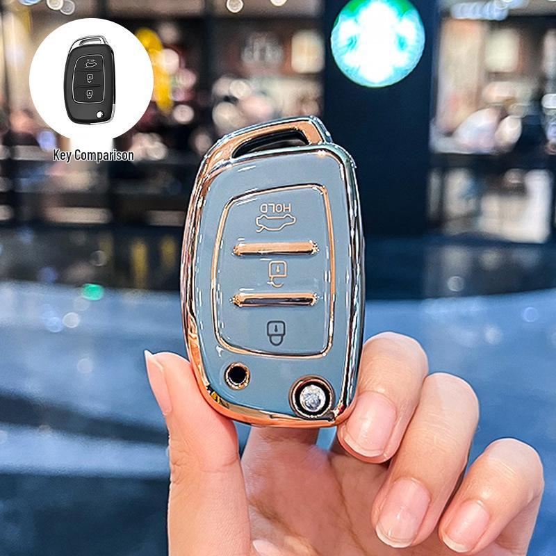 Beijing Hyundai Elantra, New Verna, Celesta Folding Key Cover for Women