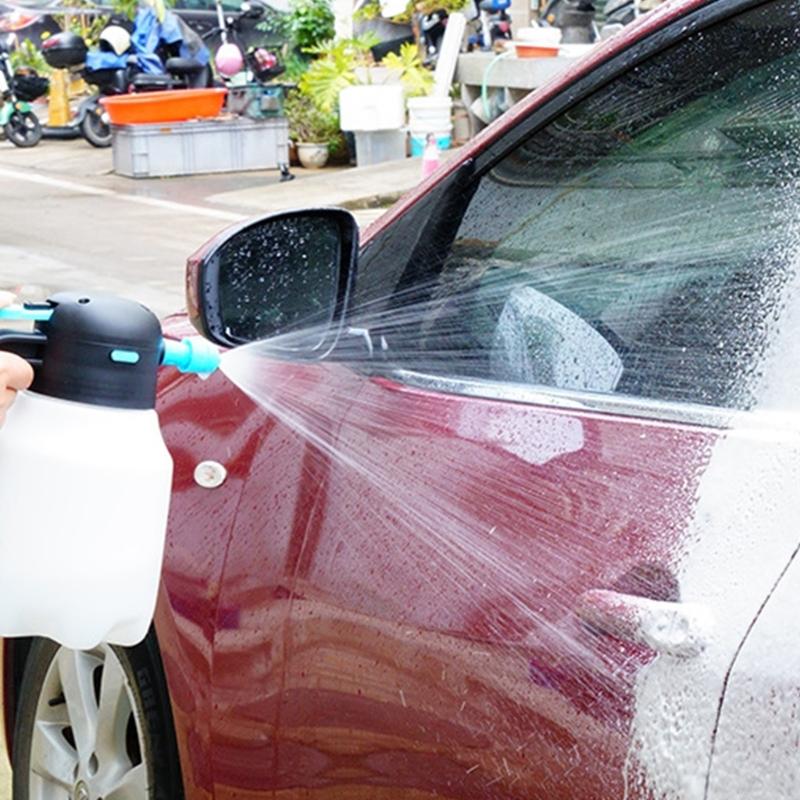 Electric Foam Sprayer Handheld Foam Bottle USB Rechargeable for Car Washing Outside Car Detailing Accessories