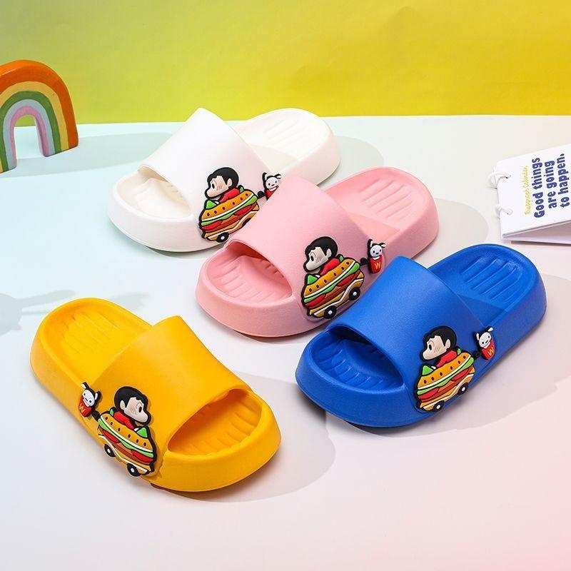 Shinchan Cute Crayon Kids Summer Sandals With Thick Nonslip Eva Sole Perfect For Boys And Girls