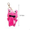 Cute Keychain Frog Plush Key Hanging Decors Handbag Pendant Car Bag Green