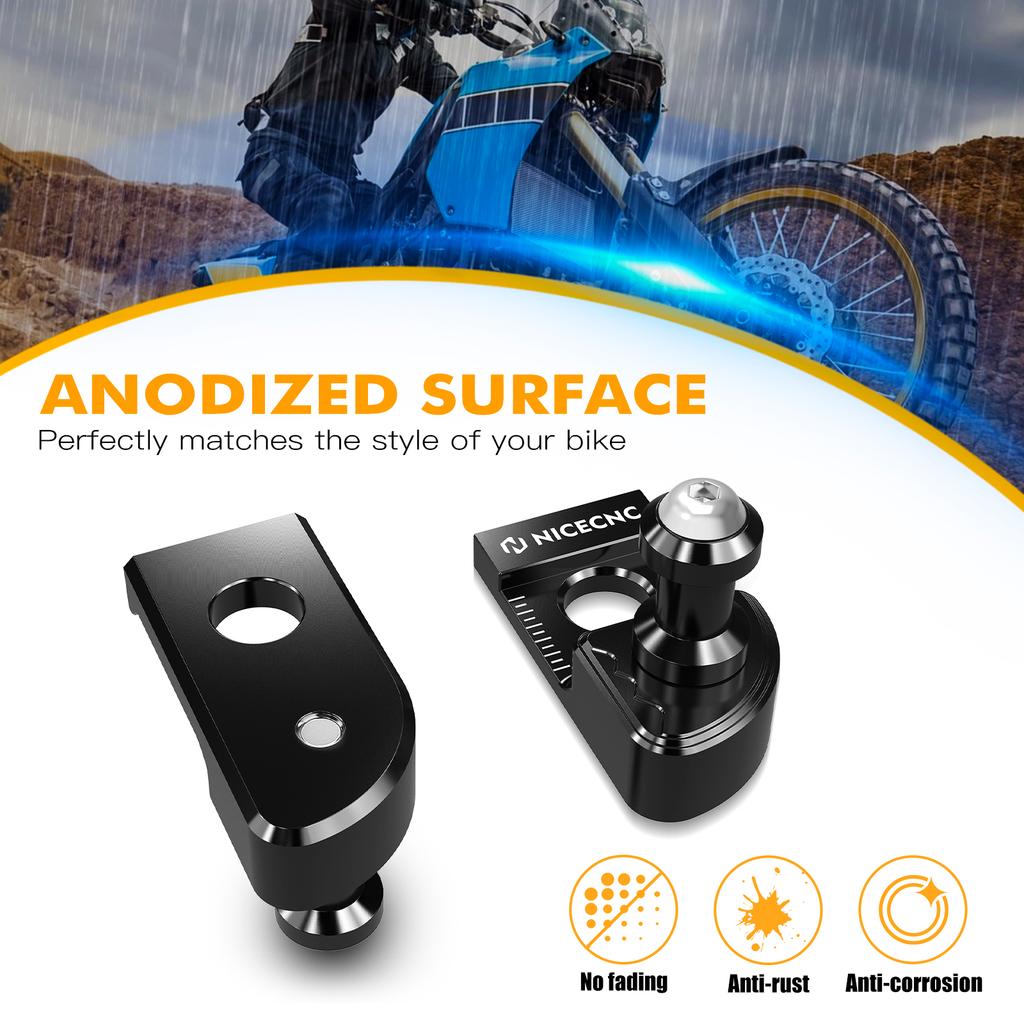 For Yamaha Tenere 700 /XTZ700 2019-2024 Rear Brake Disc Guard Chain Adjuster Blocks Swingarm Spools Slider Tenere 700 XTZ700