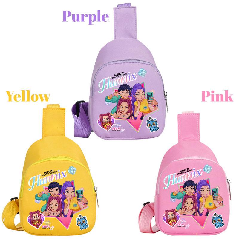 For kpop Shoulder Backpack Chest Bag K-pop Diagonal Cartoon Student Classic Lightweight Girly Gift Storage travel crossbody bag