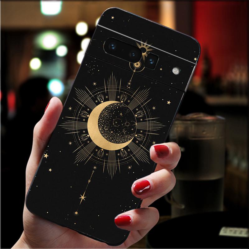 Phone Case For Google Pixel 10 Pro XL 9 Pro XL 9A 8 7 6 Pro Pixel 8A 7A 6A Pixel 8 7 6 5 Witches moon Tarot Mystery Totem