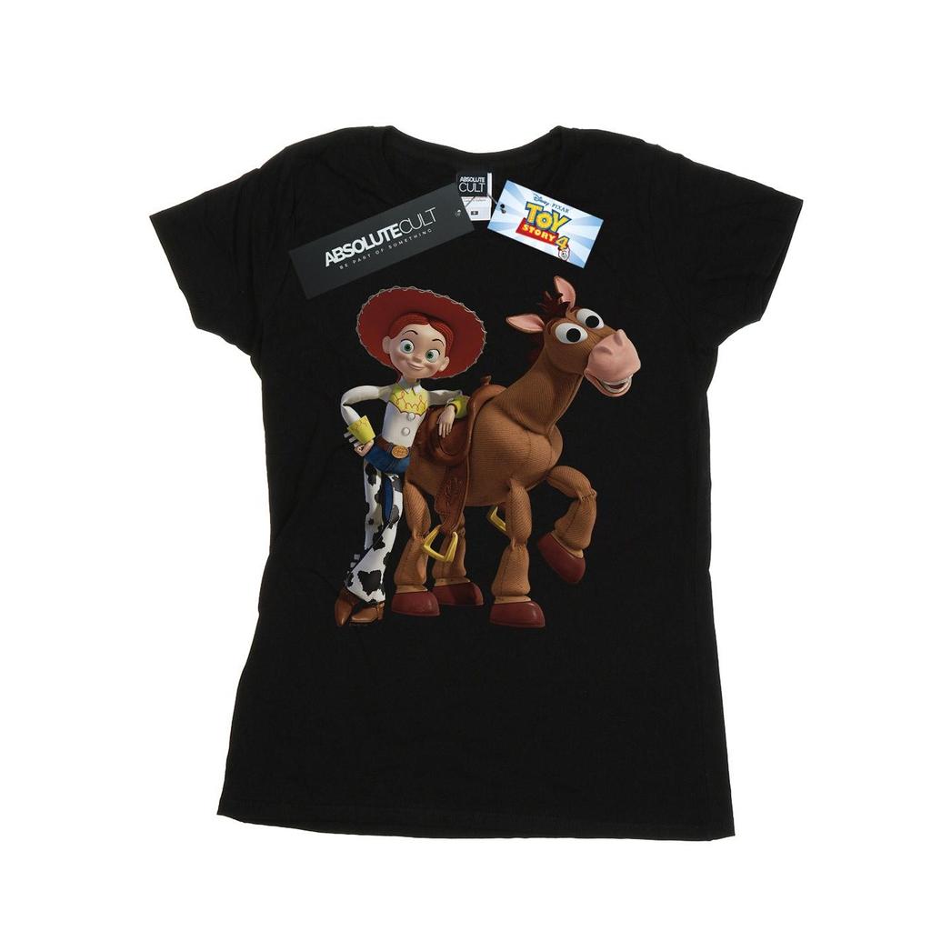 Disney Womens/Ladies Toy Story 4 Jessie And Bullseye Cotton T-Shirt