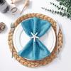 6Pcs Coastal Starfish Napkin Rings Rustic Starfish Summer Holiday Napkin Holders Seaside Party Napkin Rings for Beach House