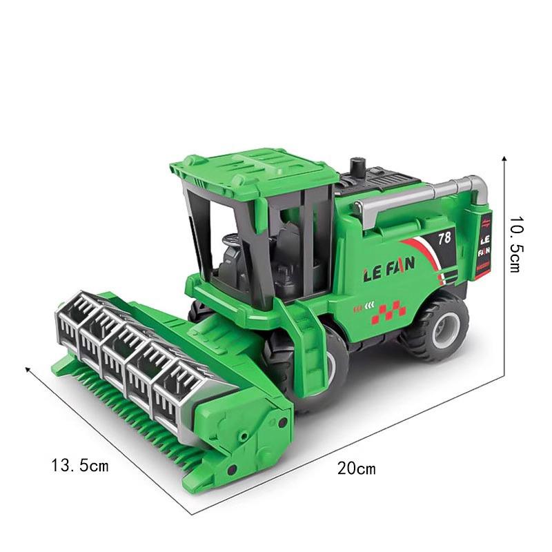 Simulations-Farm-Mähdrescher-Spielzeug Kinder Landwirt Trägheitsfahrzeug Spielzeug Klassisches Spielzeug Reibungsbetrieben Für Kinder Geschenke