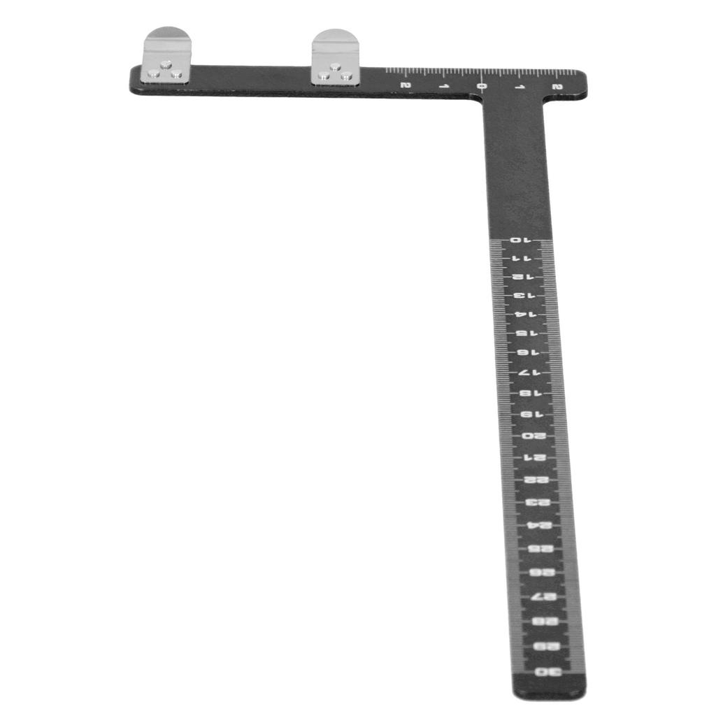 Adjustment Bow L Shape Chord Distance Ruler Aluminum Alloy Measuring Tool