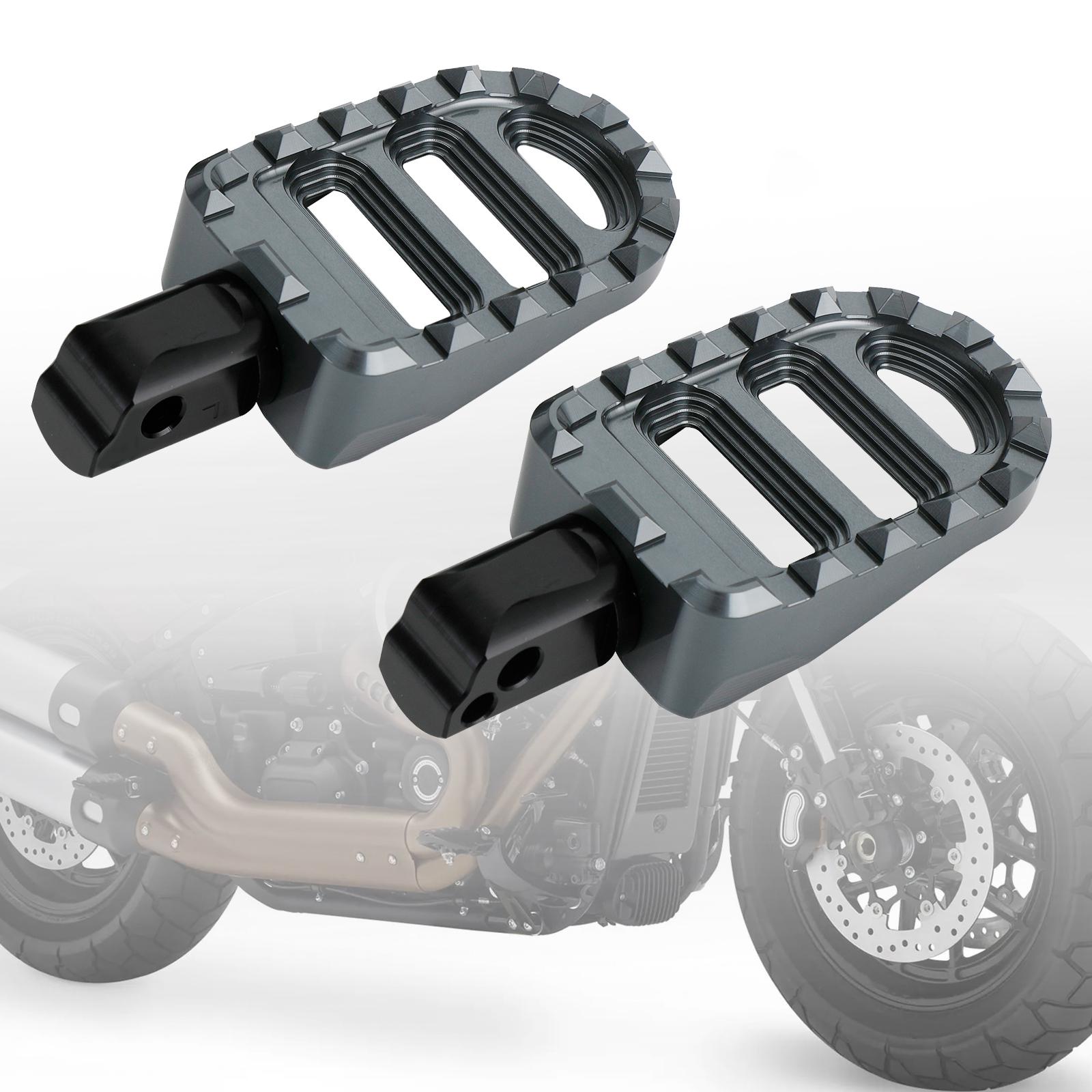 

Rear Footrests Foot Peg fit for Sportster S Breakout Lower Rider Softail Slim Titanium